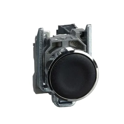 Schneider Electric Taster Sa Povratom XB4BA21, Crni Fi 22mm 1NO, Metalni