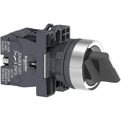 Schneider Electric Preklopka Bez Povrata XA2ED33, Crna 1-0-2 Fi 22mm 2NO