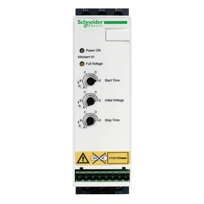 Schneider Electric Soft starter ATS01N222QN, 22A 380-415V 7.5-11kW