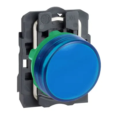 Schneider Electric Signalna Lampica XB5AVM6, Plava LED Fi 22mm 230V AC, Plastična