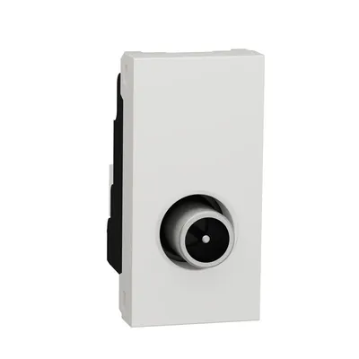 Schneider Electric Utičnica Antenska NU346118, TV Individualna 1M, Bijela