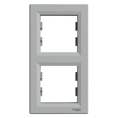 Schneider Electric Okvir vertikalni za 2 elementa, EPH5810261, Sivi