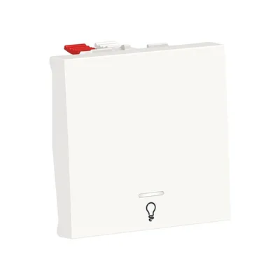 Schneider Electric Taster Svjetla NU320618LN, Sa Indikacijom 10A 2M, Bijeli