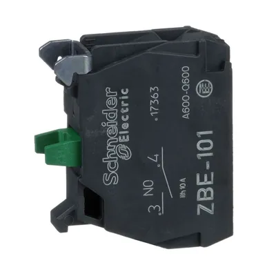 Schneider Electric Kontaktni Blok ZBE101, Jednostruki 1NO Za XB4 I XB5