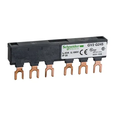 Schneider Electric Češljasta sabirnica 63A 3P 2x45mm za TeSys GV2, GV2G245