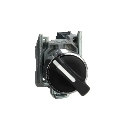 Schneider Electric Preklopka Bez Povrata XB4BD21, Crna 0-1 Fi 22mm 1NO 600V, Metalna