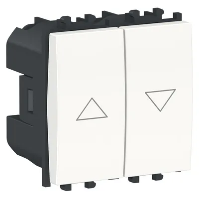 Schneider Electric Prekidač Za Roletne LMR0712001, 16A 2M, Bijeli