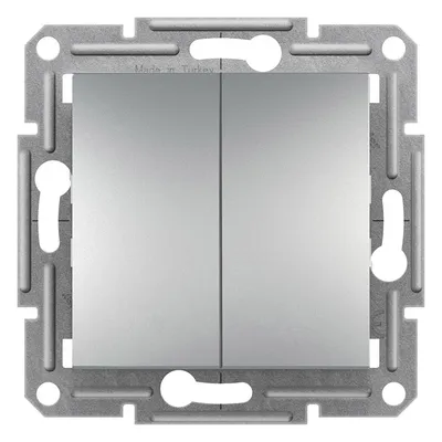 Schneider Electric Serijski Prekidač, EPH0300161, 10A, Bez Okvira, Sivi