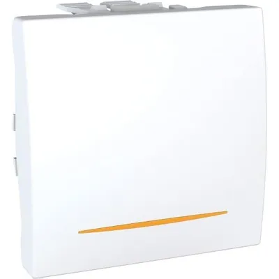 Schneider Electric Jednopolni Prekidač MGU3.201.18S, Sa Indikacijom 10A 2M Modularni, Bijeli