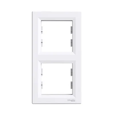 Schneider Electric Okvir EPH5810221, Vertikalni Za 2 Elementa, Bijeli