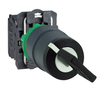 Schneider Electric Preklopka Bez Povrata Sa Ključem XB5AG21, Crna 0-1 Fi 22mm 1NO 600V, Plastična