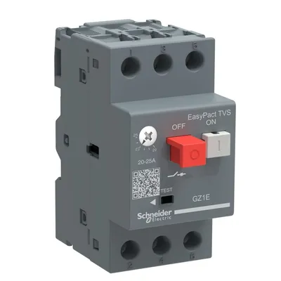 Schneider Electric Motorni prekidač - DM sklopka GZ1E21, 17 - 23A 9kW, Za 400V AC-3