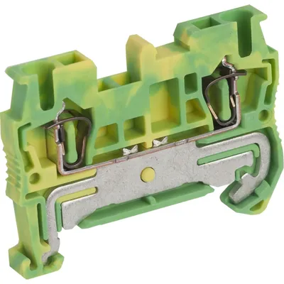Schneider Electric Opružna Redna Stezaljka NSYTRR22PE, 2.5mm2, 1x1, Žuto-Zelena