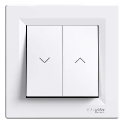 Schneider Electric Taster Za Roletne, EPH1300521, 10A, Bezvijčani, Bijeli