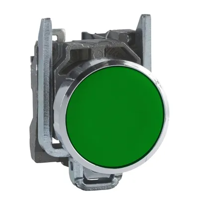 Schneider Electric Taster XB4BA31, Sa Povratom Zeleni Fi 22mm 1NO, Metalni