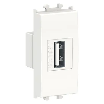 Schneider Electric USB 2.0 Utičnica LMR9810001, Punjač 1M, Bijela