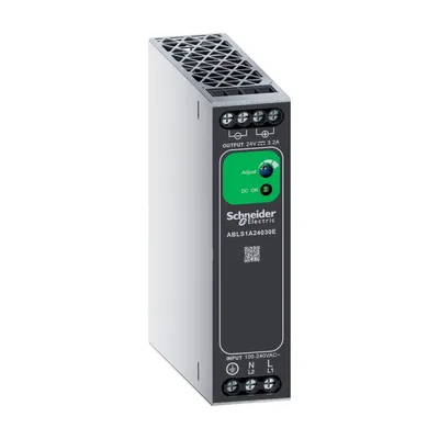 Schneider Electric Napajanje DIN letva ABLS1A24030E, Ulaz 100-240 V AC/140-340 V DC Izlaz 24V DC 76.8W 3.2A