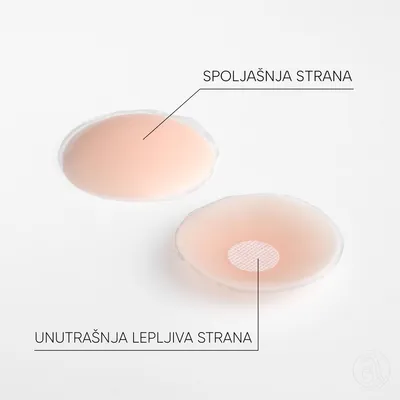 Spa Natural Silikonske nalepnice za bradavice, 2 Komada