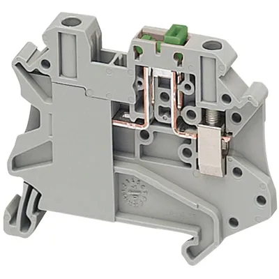 Schneider Electric Vijčana Redna Stezaljka NSYTRV42SC, 4mm2, 1x1 Nožasta Kontaktna Poluga, Siva