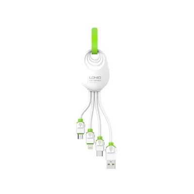LDNIO USB kabl LC95, 3 in 1, 15cm