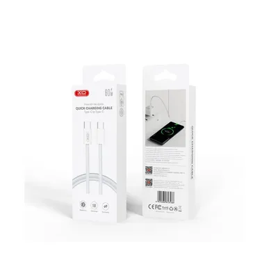 XO USB kabl NB-Q260A USB-C to USB-C, 60W, Pleteni