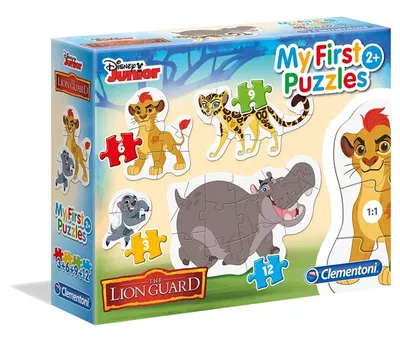 Moje prve puzle 3-6-9-12 Lion guard