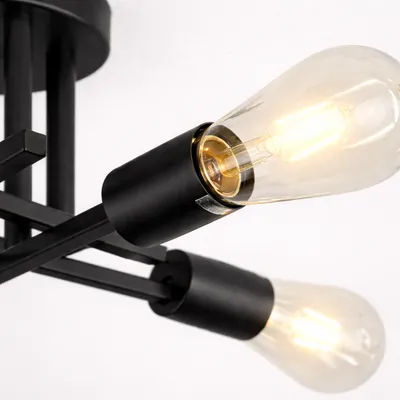 Giga Luster D8098-4, E27*4,Crni
