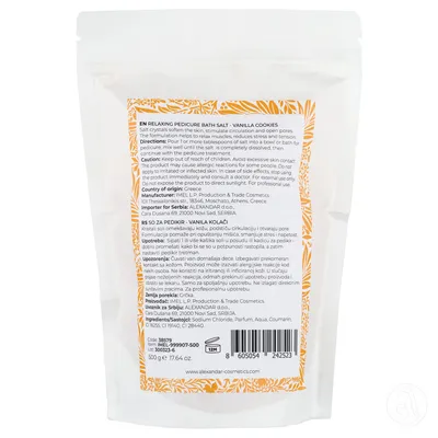 Imel Professional So za pedikir Vanila, 500g
