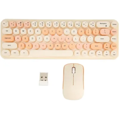 Mofii Desktop Set Wireless Beige, Šareni