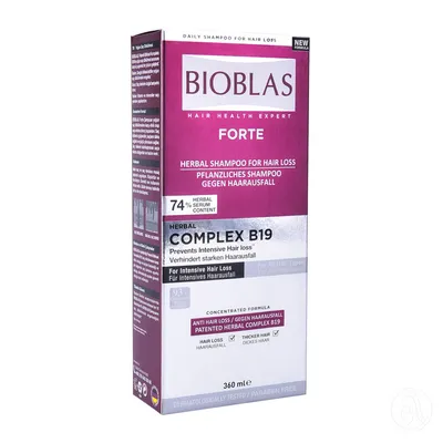 Bioblas Šampon protiv intenzivnog opadanja kose, Forte, 360 ml