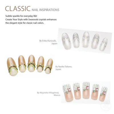 Swarovski Set od 40 Kristala za nokte Siam SS10 A 2058 Xilion, Rose Enhanced