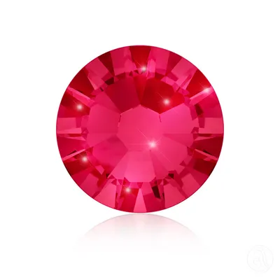 Swarovski Set od 40 Kristala za nokte Ruby SS10 A 2058 Xilion, Rose Enhanced