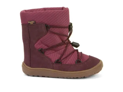 Froddo Čizme za djevojčice Barefoot Tex Track Wool, Ružičaste