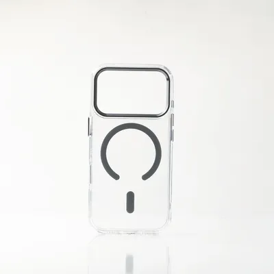 Zaštitna maska za telefon iPhone 17 Pro Max Frame Cam MagSafe, Siva
