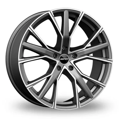 GMP Italia Alu felna Gunner 8X18 5x112 ET35 PCD CB 66,5 Matt Anthracite Diamond