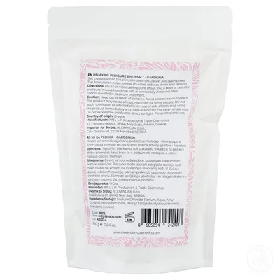 Imel Professional So za pedikir Gardenija, 500g