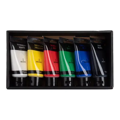 Eurocom Tempere Akrilne, 6x75 Ml, Creativeart