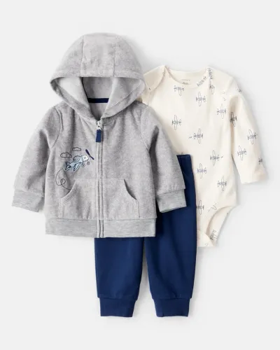 Carter's Komplet za bebe,  3 Dijela, Šareni