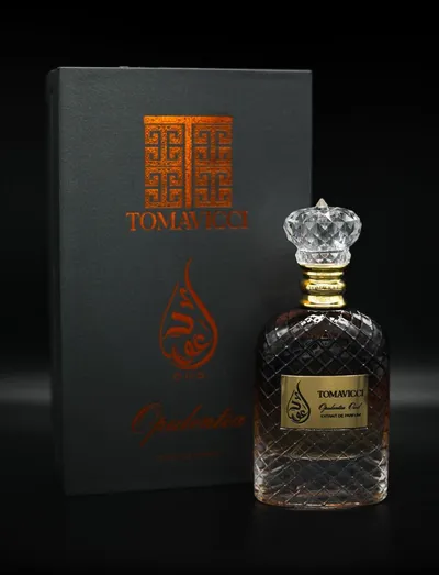 Tomavicci Unisex parfemi Opulentia oud extrait de parfum edp u, 100 ml, Zlatni
