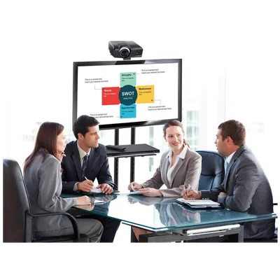 Maclean Stalak za TV prijemnik MC-661, 32" - 55", 50kg, Crni