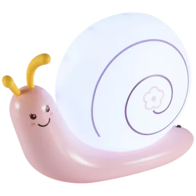 Home Noćno svjetlo pužić NLS 1/PI, LED, USB, Roze
