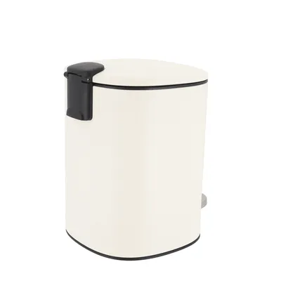 Tendance Kanta za smeće na pedalu kvadratna Soft Close, 5 l, Bijela