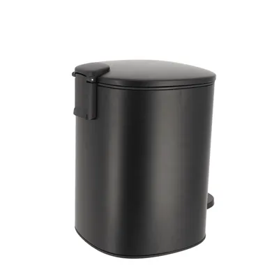 Tendance Kanta za smeće na pedalu kvadratna Soft Close, 5 l, Crna