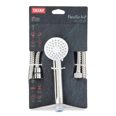 Tatay Tuš set Pacifik, palica 1 funkcija, crijevo 150 cm, Siva