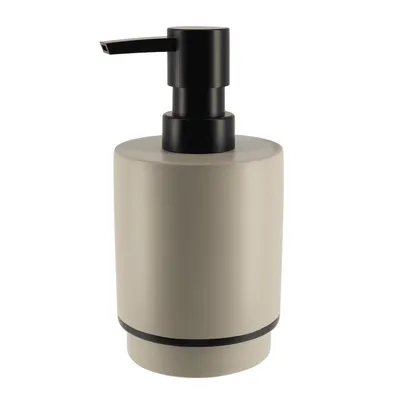 Tendance Dozator za sapun Ravena, 290 ml, Bež-crna