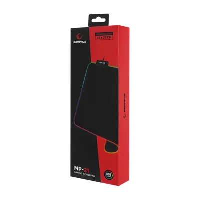 Rampage Podloga za miš Pulsar RGB M MP-21, 252x328x3mm, Siva