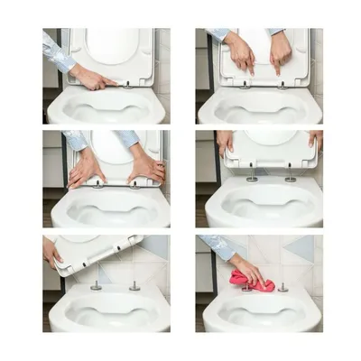 Gepard Sanitary WC daska Taormina C9, 45.5x36.2 cm, Bijela