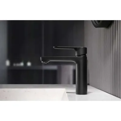 Inter Ceramic Slavina za umivaonik Torino, SS304, Crna