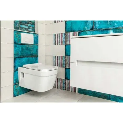 Gepard Sanitary WC daska Square C9, 44.4x36 cm, Bijela