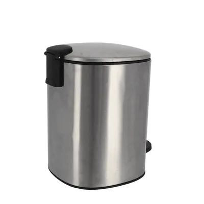 Tendance Kanta za smeće na pedalu kvadratna Soft Close, 5 l, Siva